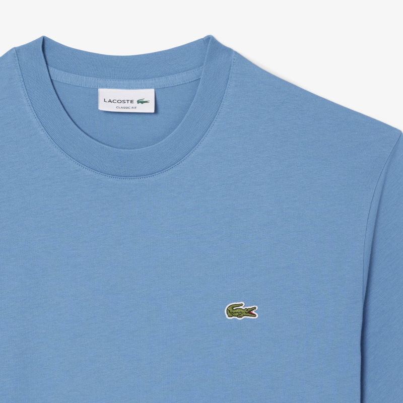 Мужская хлопковая футболка Lacoste с коротким рукавом