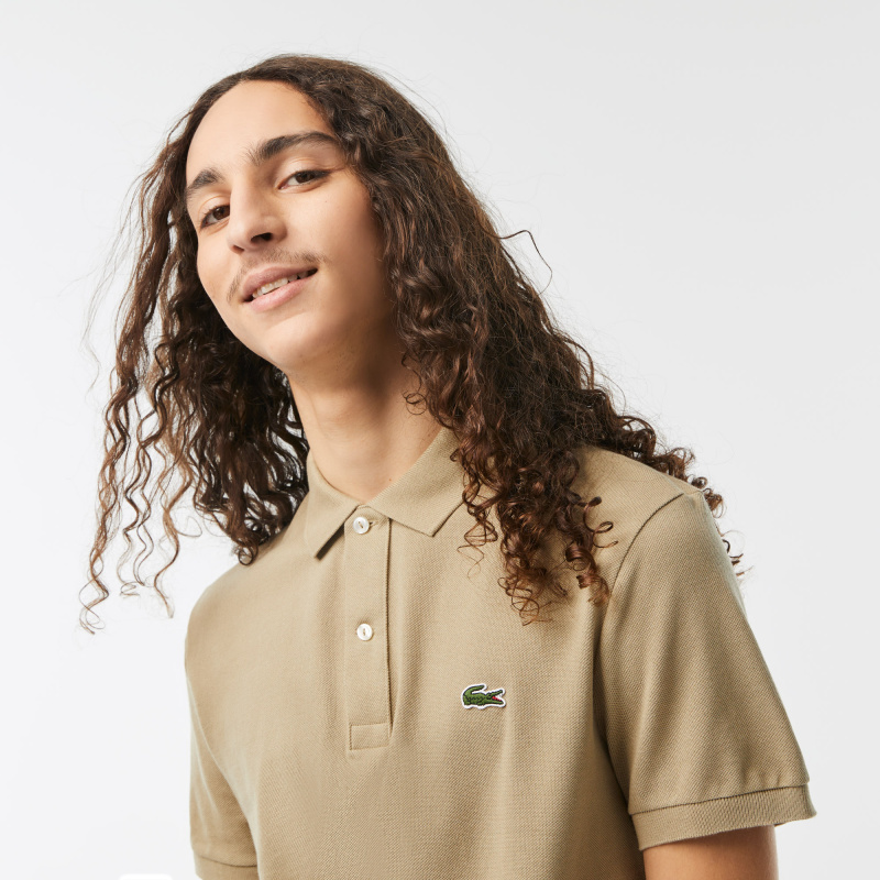 Мужское поло Lacoste L.12.12 приталенного кроя