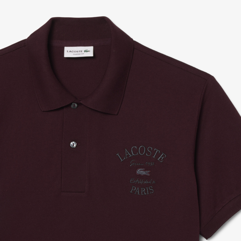 Мужское поло Lacoste