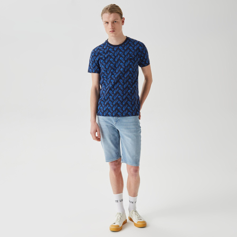 Мужская футболка Lacoste приталенного кроя