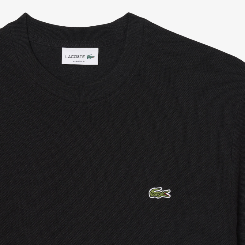 Мужская хлопковая футболка Lacoste из смеси льна