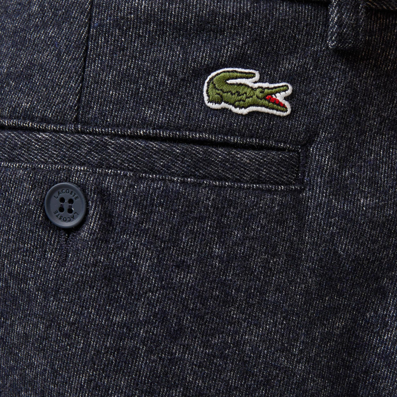 Мужские брюки Lacoste из смеси хлопка и шерсти