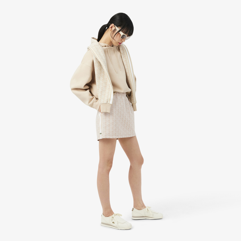 Жаккардовая юбка Lacoste с монограммой