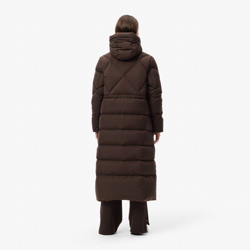 Женская парка Lacoste с капюшоном