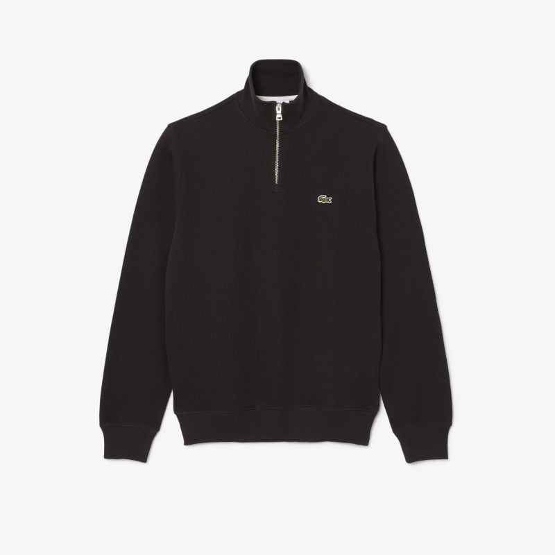 Мужская толстовка Lacoste на молнии с высоким воротом
