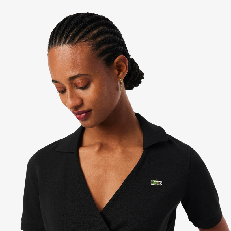 Женское хлопковое поло Lacoste