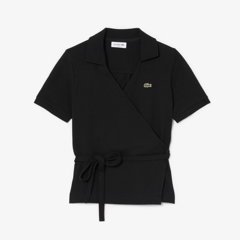 Женское хлопковое поло Lacoste