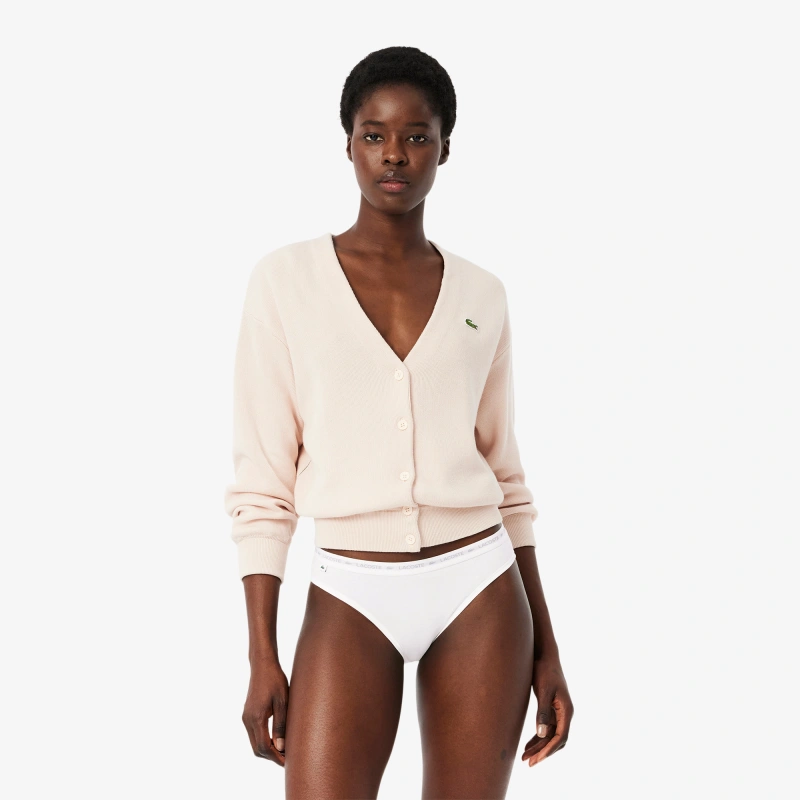 Женские трусы Lacoste из эластичного хлопка (3ед.)