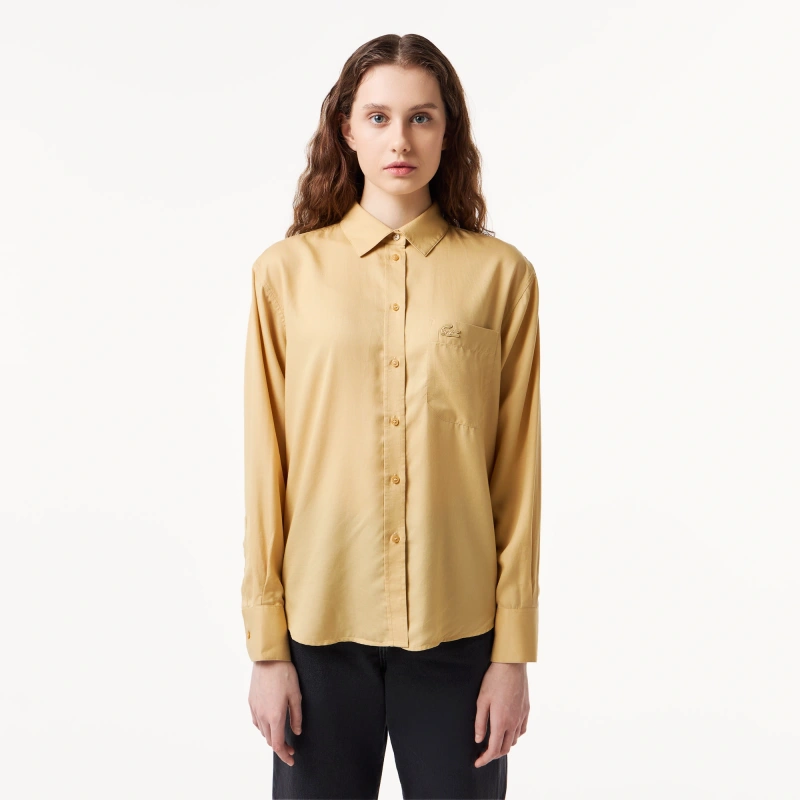 Женская рубашка Lacoste с нагрудным карманом