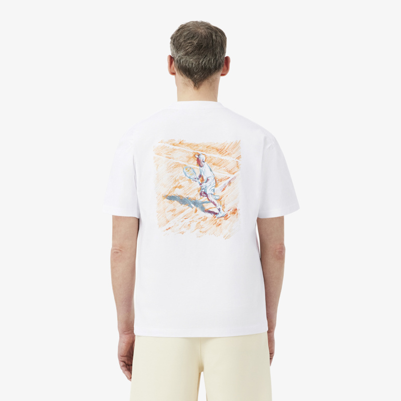 Мужская хлопковая футболка Lacoste
