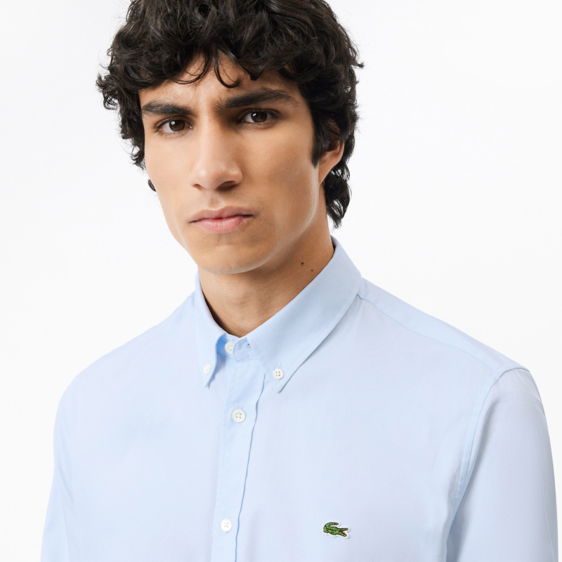 Мужская хлопковая рубашка Lacoste