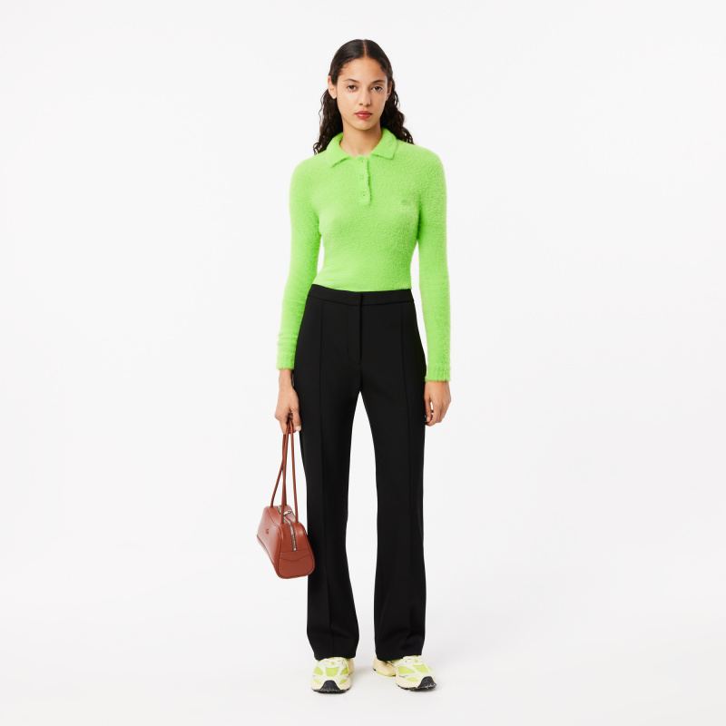 Женские брюки с высокой талией Lacoste