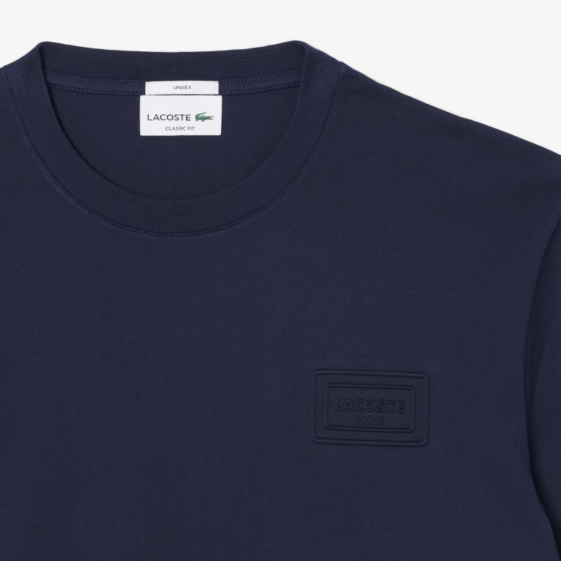 Хлопковая футболка Lacoste унисекс