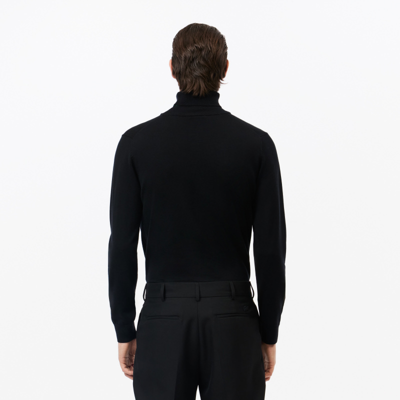 Мужская водолазка Lacoste из мериносовой шерсти