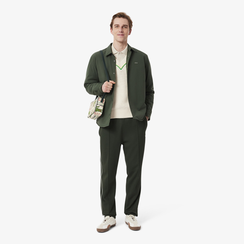 Мужское поло L.12.12 из меланжевой ткани