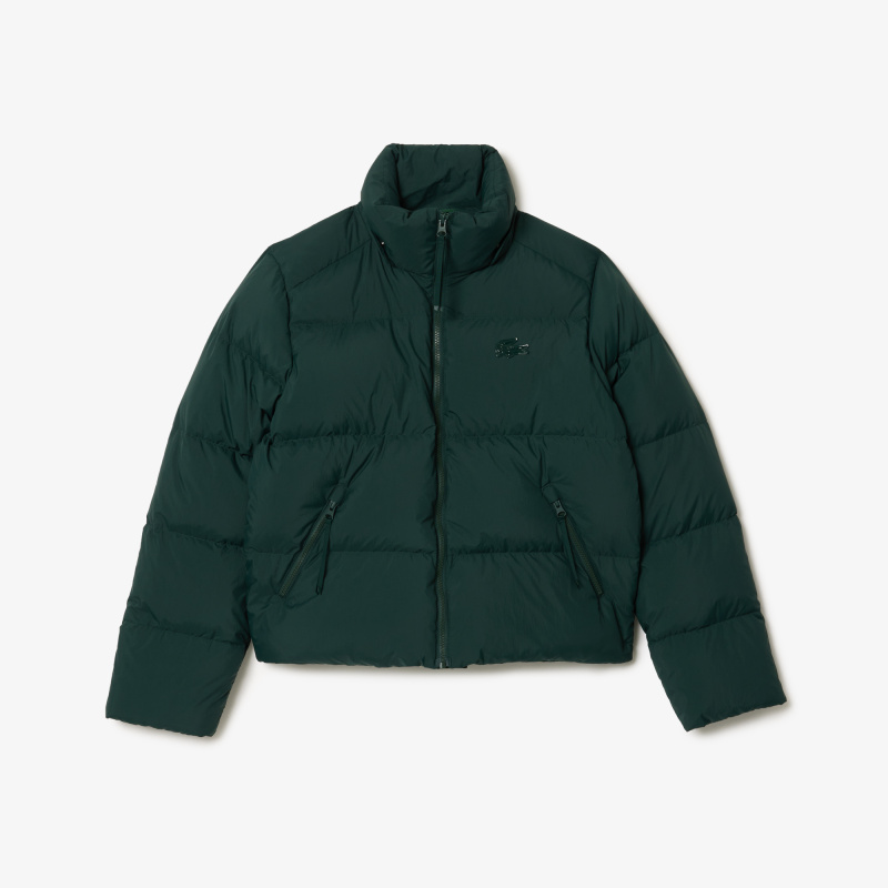 Женская короткая куртка Lacoste с капюшоном