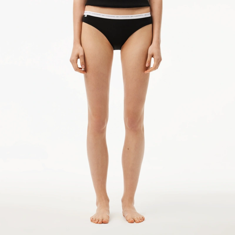 Женские трусы Lacoste из эластичного хлопка (3ед.)
