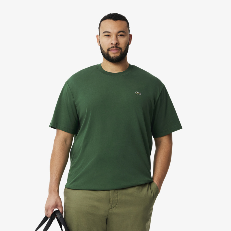 Мужская хлопковая футболка Lacoste с коротким рукавом