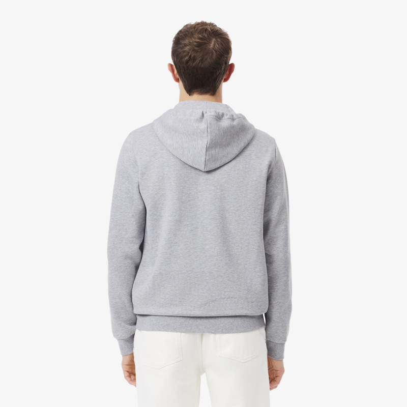 Мужская флисовая толстовка Lacoste на молнии