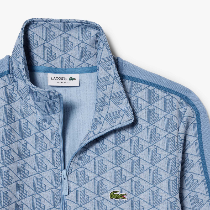 Мужская жаккардовая толстовка Lacoste PARIS с монограммой