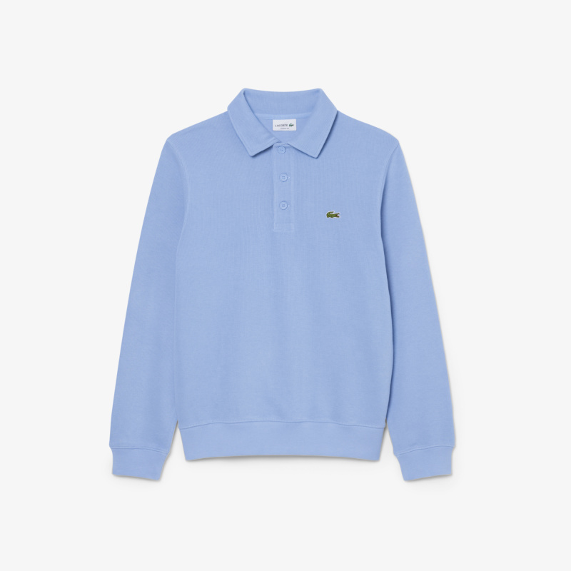 Мужская толстовка Lacoste с воротником-поло из хлопка