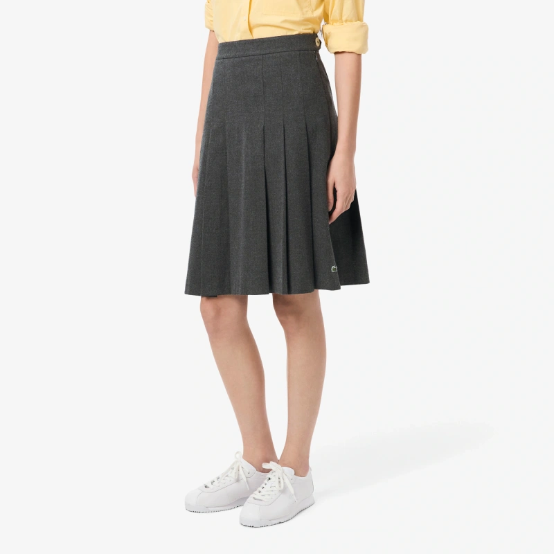 Длинная юбка Lacoste Pleated Fit