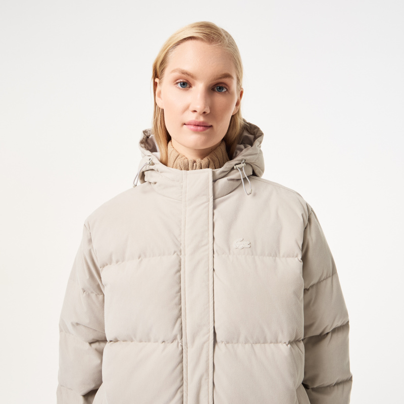 Женская куртка Lacoste с капюшоном