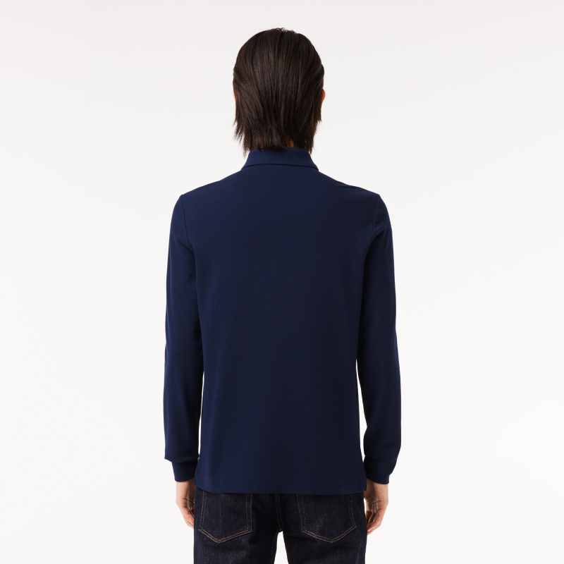 Мужское поло Lacoste с длинными рукавами