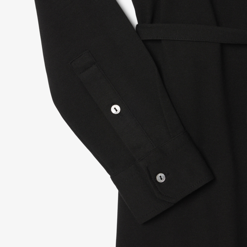 Эластичное хлопковое платье Lacoste