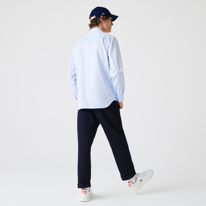 Мужская хлопковая рубашка Lacoste