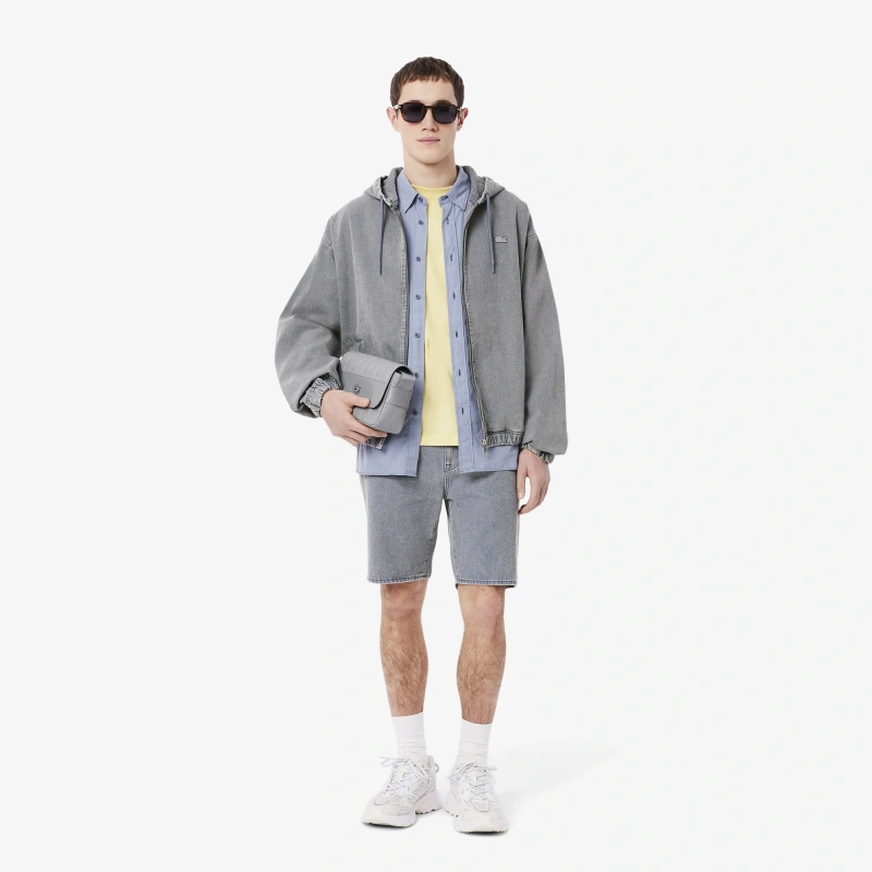 Мужская джинсовая куртка Lacoste из органического хлопка