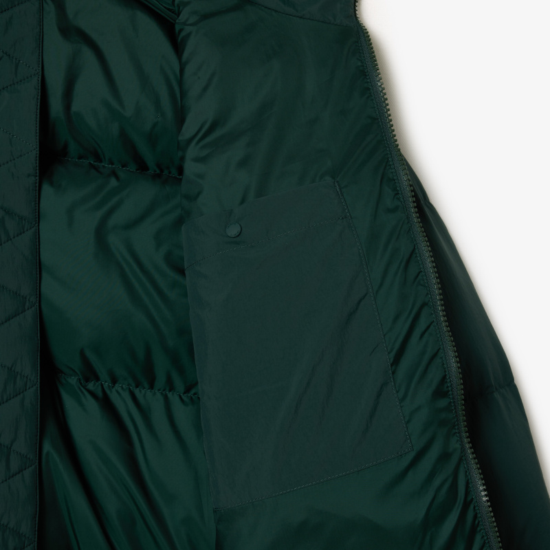 Женская короткая куртка Lacoste с капюшоном