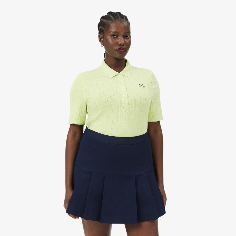 Женское поло Lacoste приталенного кроя L.12.D