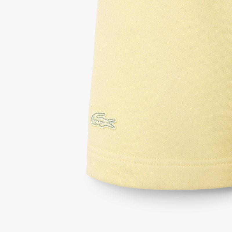 Женские плиссированные флисовые шорты Lacoste