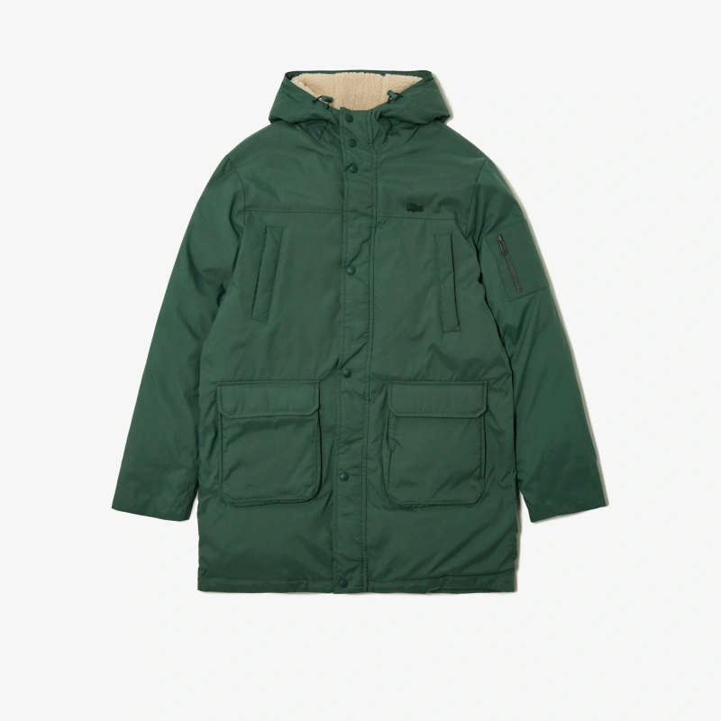 Мужская утеплённая парка Lacoste с капюшоном