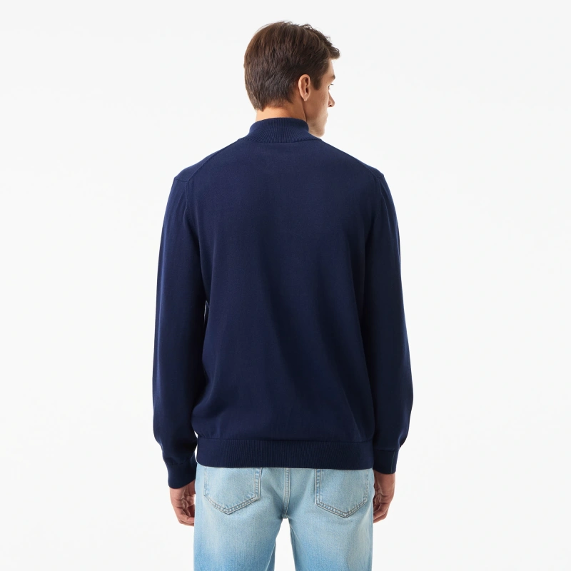 Мужской свитер Lacoste на молнии из органического хлопка