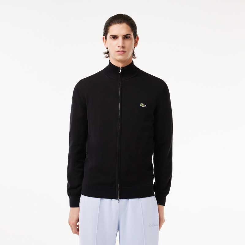 Мужской свитер Lacoste на молнии из органического хлопка