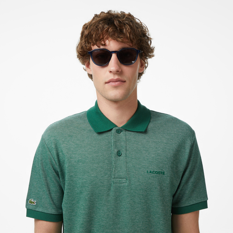 Мужское хлопковое поло Lacoste