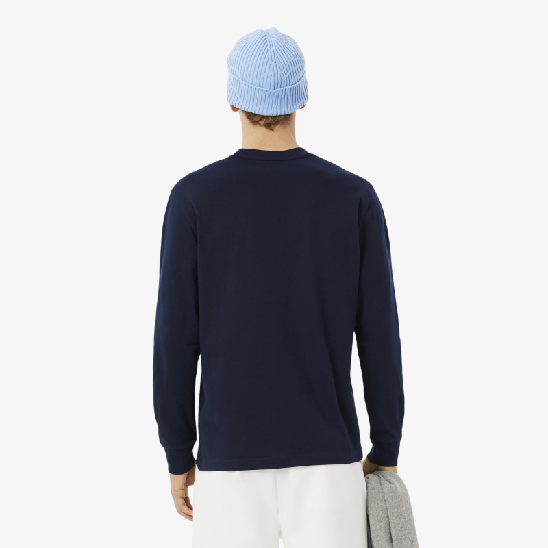 Мужской лонгслив Lacoste из хлопка