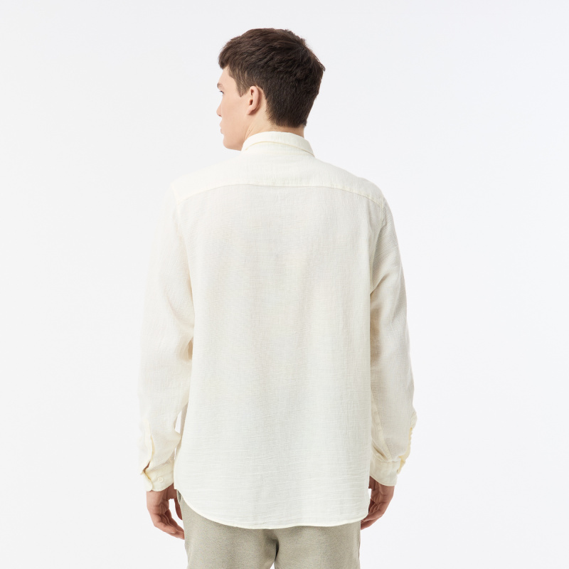 Мужская хлопковая рубашка Lacoste