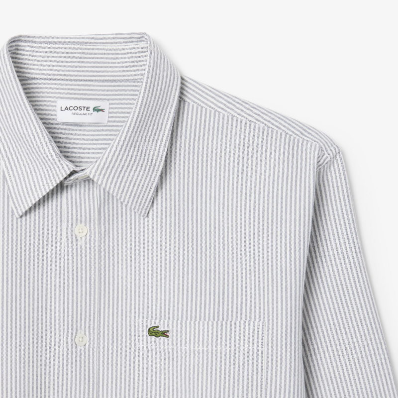 Мужская хлопковая рубашка Lacoste