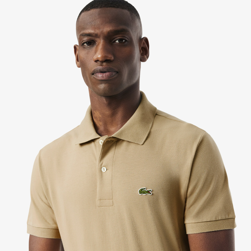 Мужское поло Lacoste из смеси эластичного органического хлопка