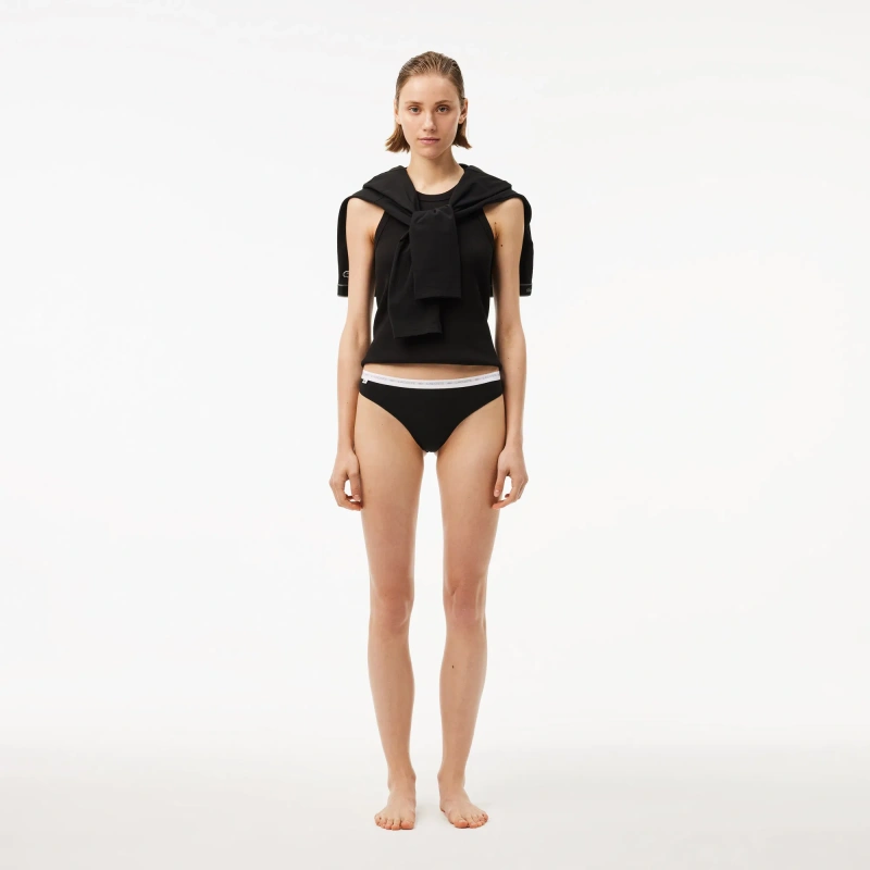 Женские трусы Lacoste из эластичного хлопка (3шт.)