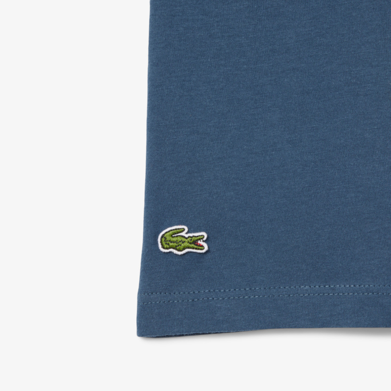 Детская хлопковая футболка Lacoste