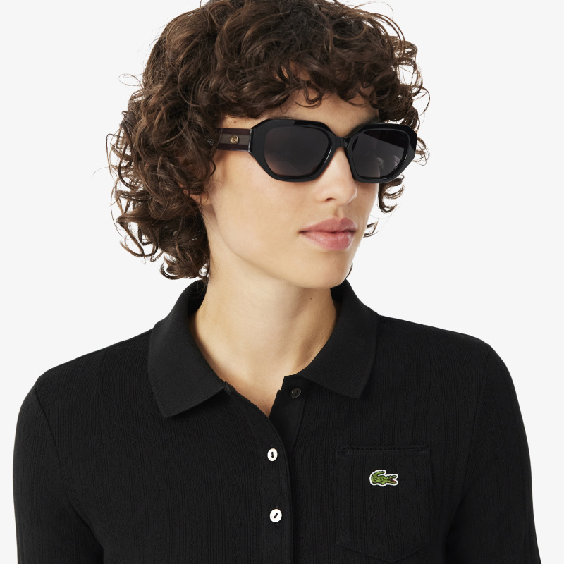 Женское хлопковое поло Lacoste