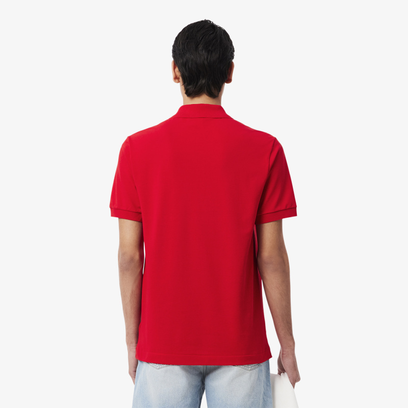 Мужское поло Lacoste из смеси эластичного органического хлопка