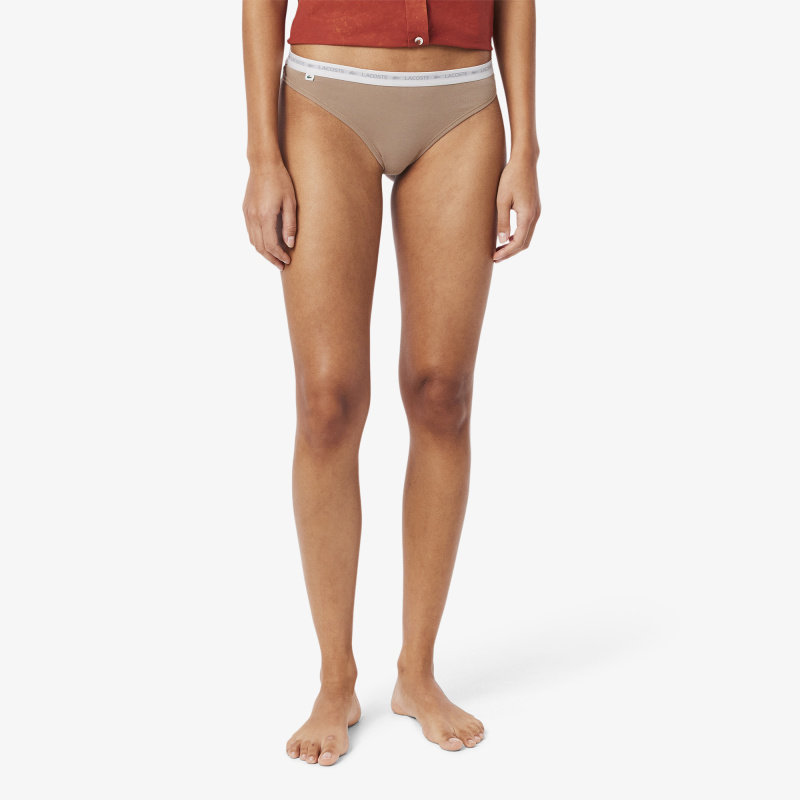 Женские трусы Lacoste из эластичного хлопка (3шт.)