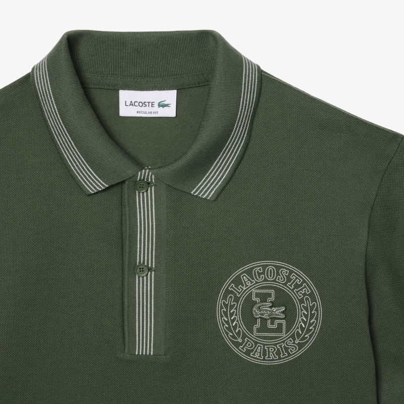 Мужское поло Lacoste из органического хлопка