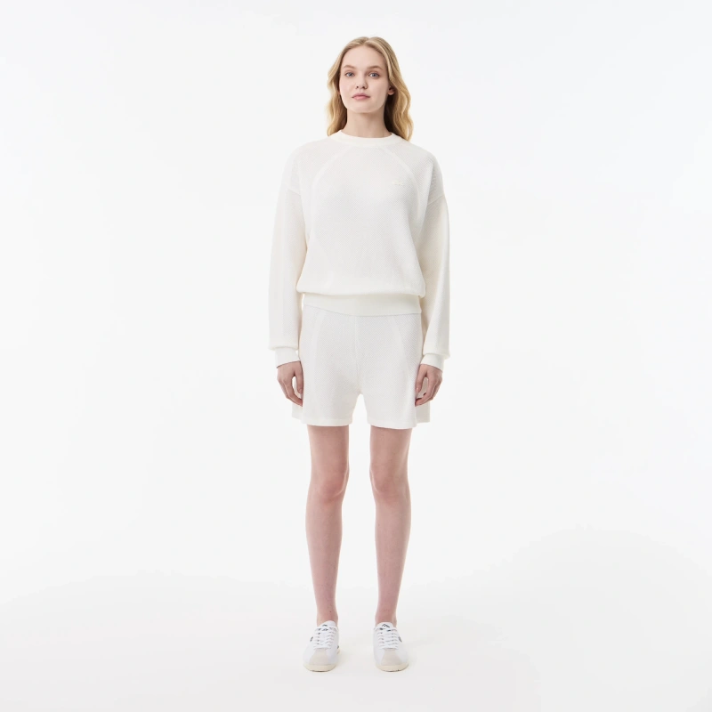 Женский свитер Lacoste из смеси хлопка