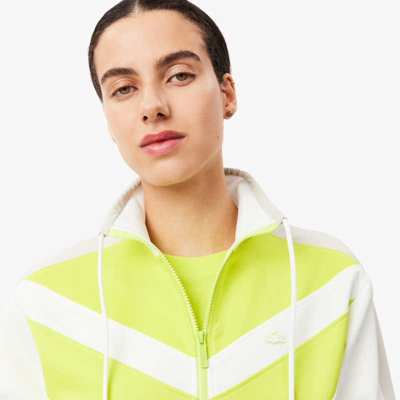 Женский свитшот Lacoste на молнии